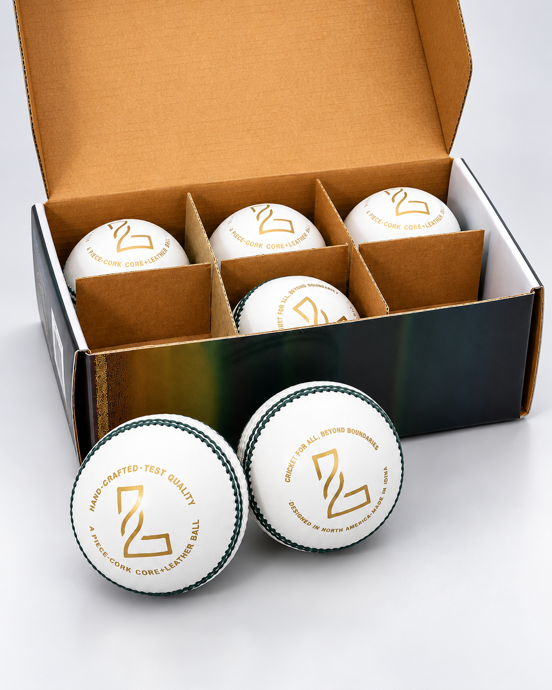 Leather Cricket Ball 6 Count